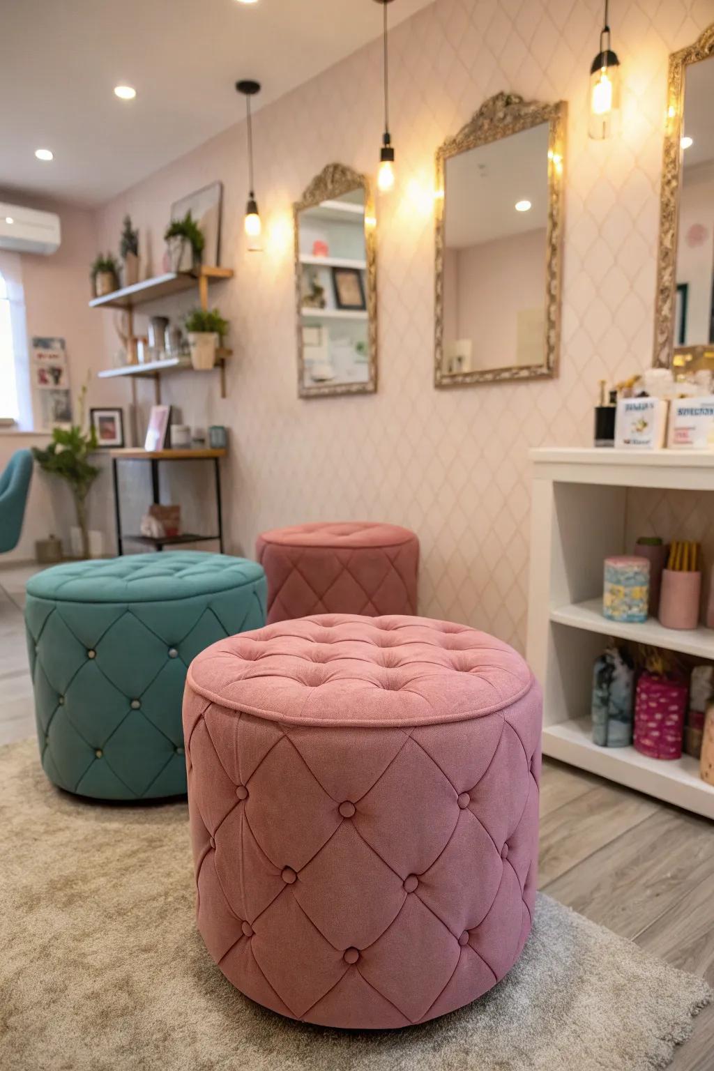 Versatile decor optimizes both style and functionality.