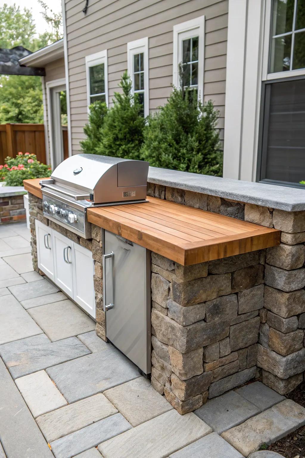 Natural elements bring in warmth and texture.
