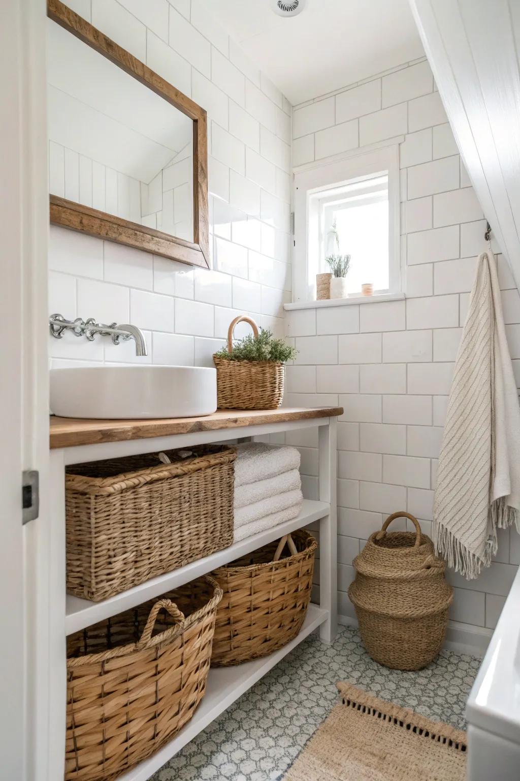 Textured parts add warmth and prevent sterility.