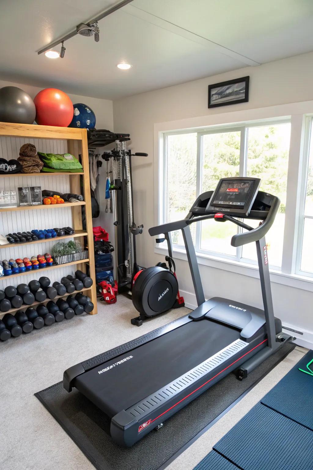 Stay fit and motivated with smart gym equipment that adapts to your fitness goals.