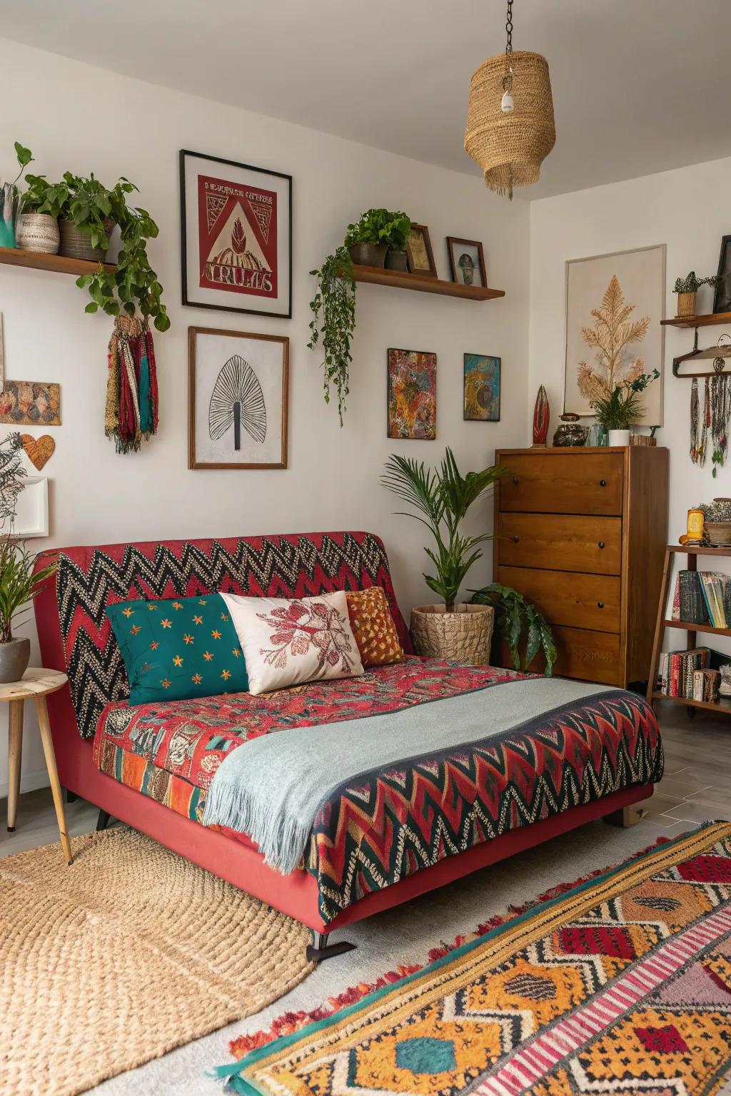 Bold patterns contribute distinctiveness and thrill to your design.