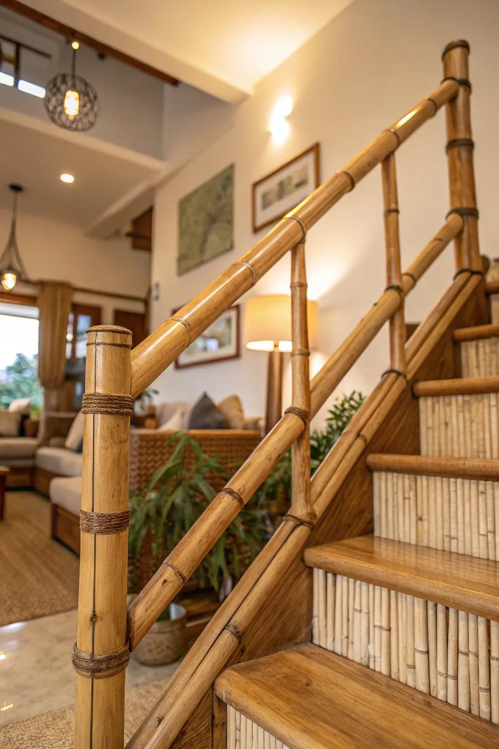Natural materials bring warmth and sustainability to railings.
