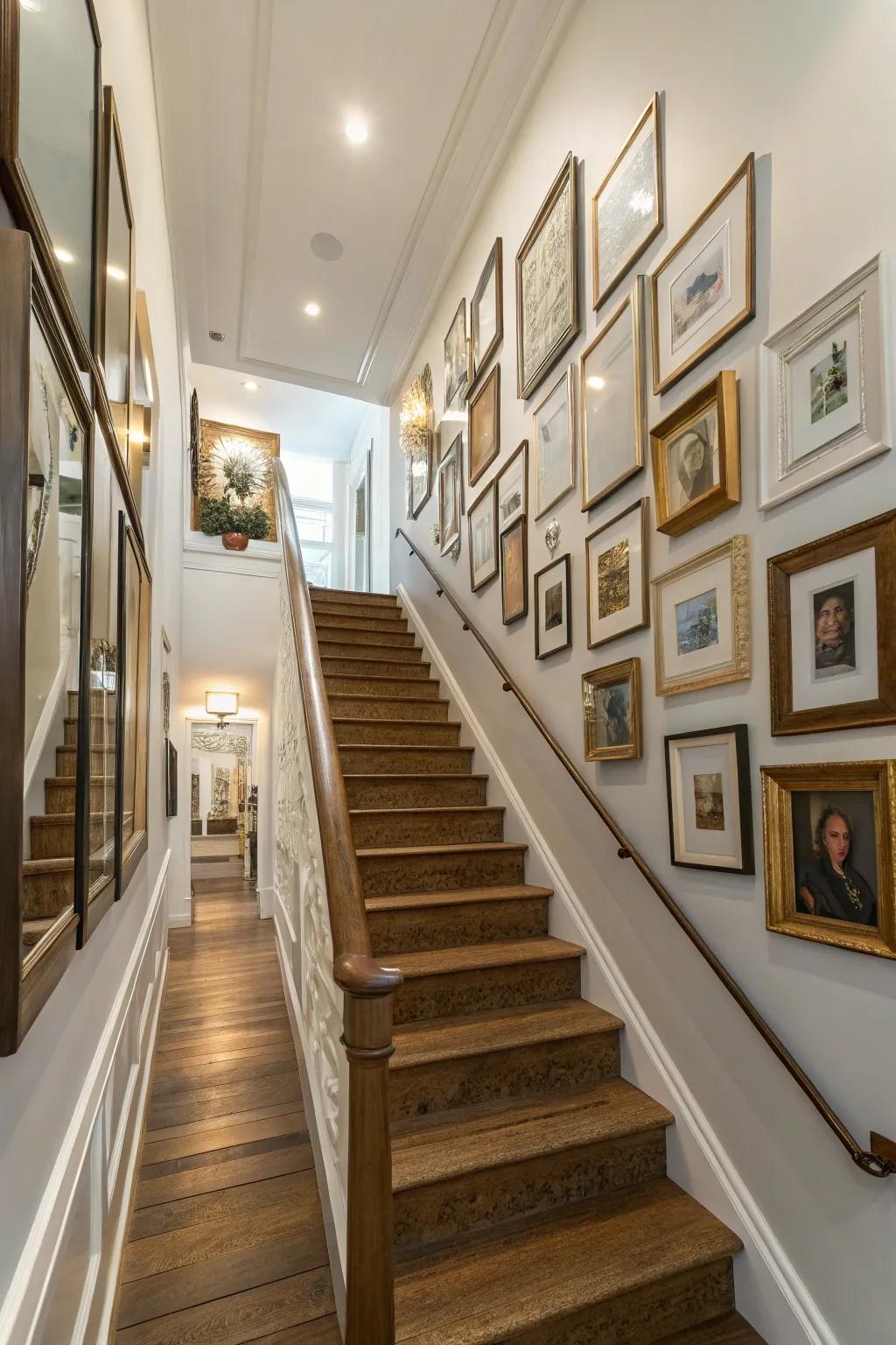 Mirrors reflect light and create the illusion of more space.