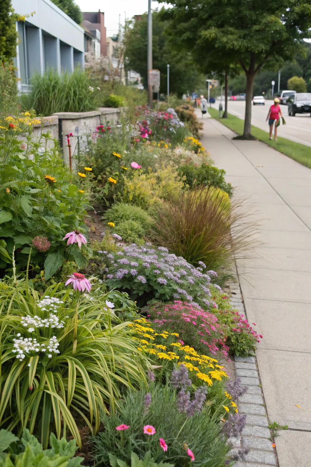 Local plants make a strong and wildlife-friendly landscape.