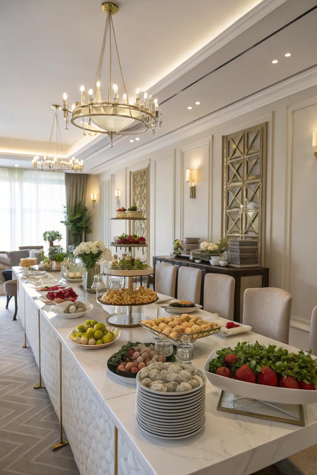 Balance and beauty are achieved through similar arrangements.