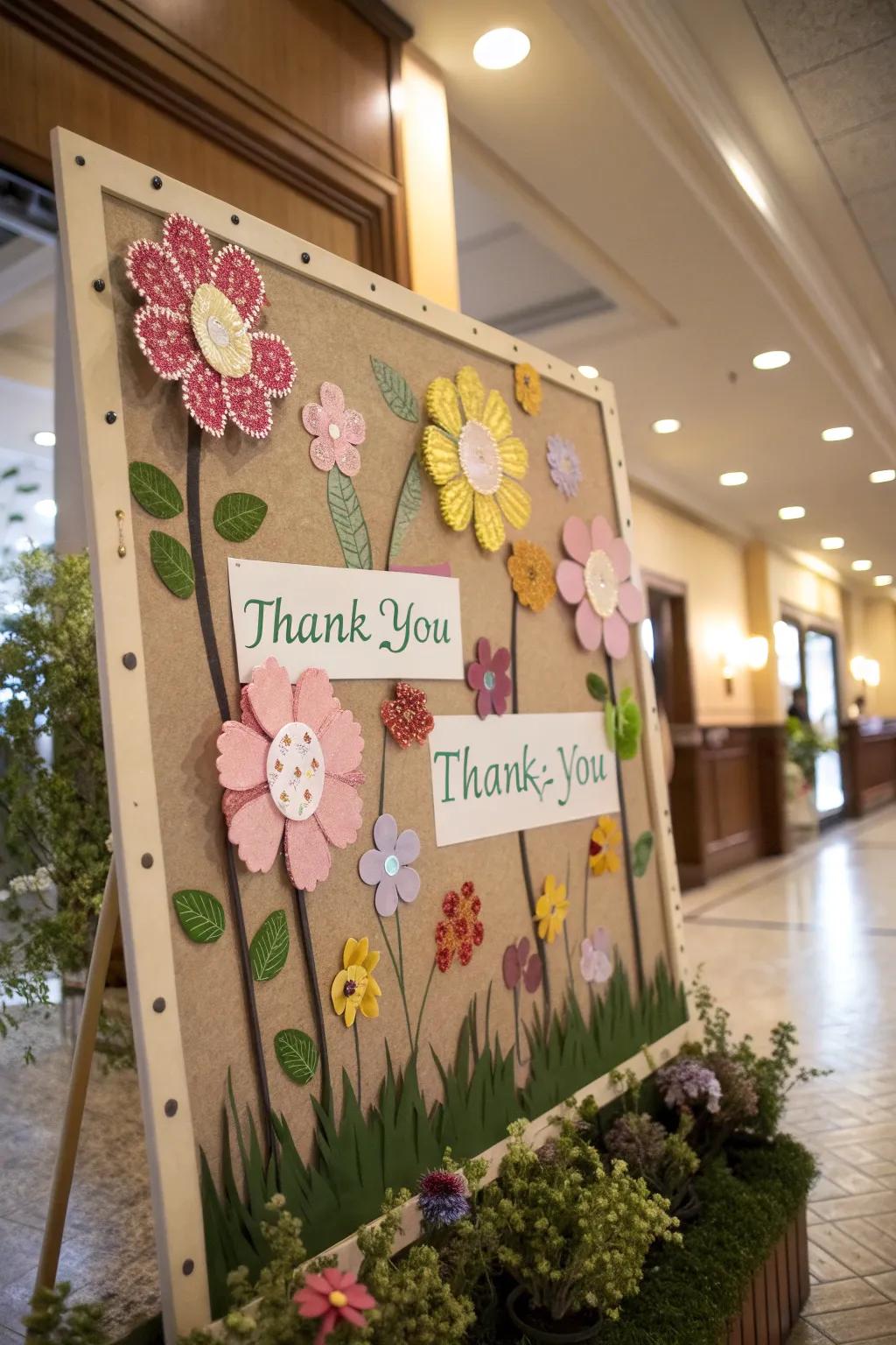An Appreciation Garden flourishing with thankfulness.