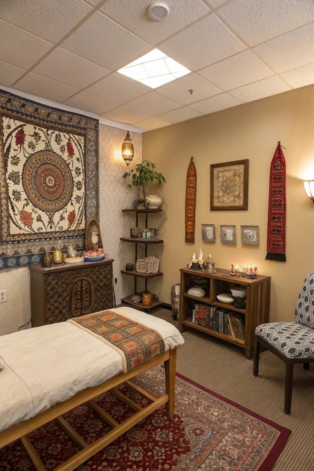 Cultural elements imparting radiance accompanied by inclusivity.