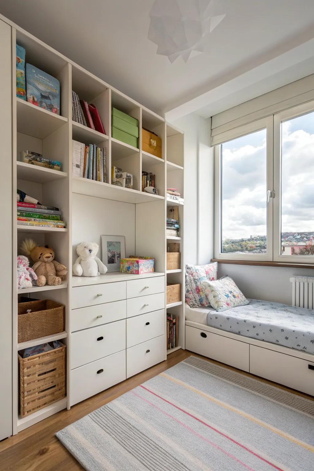 Area-conserving solutions keep the space useful and open.