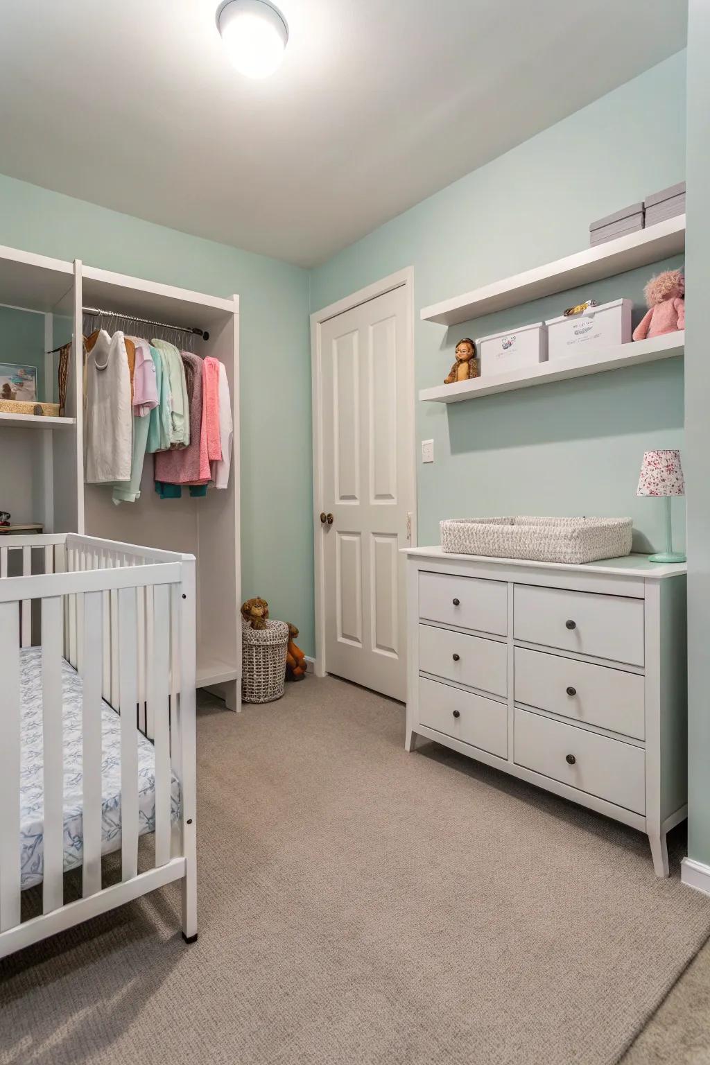 Simplicity allows for a serene environment.