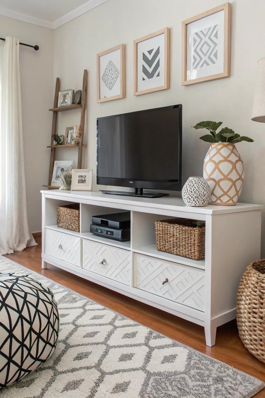 Infuse a contemporary inflection with symmetrical configurations.