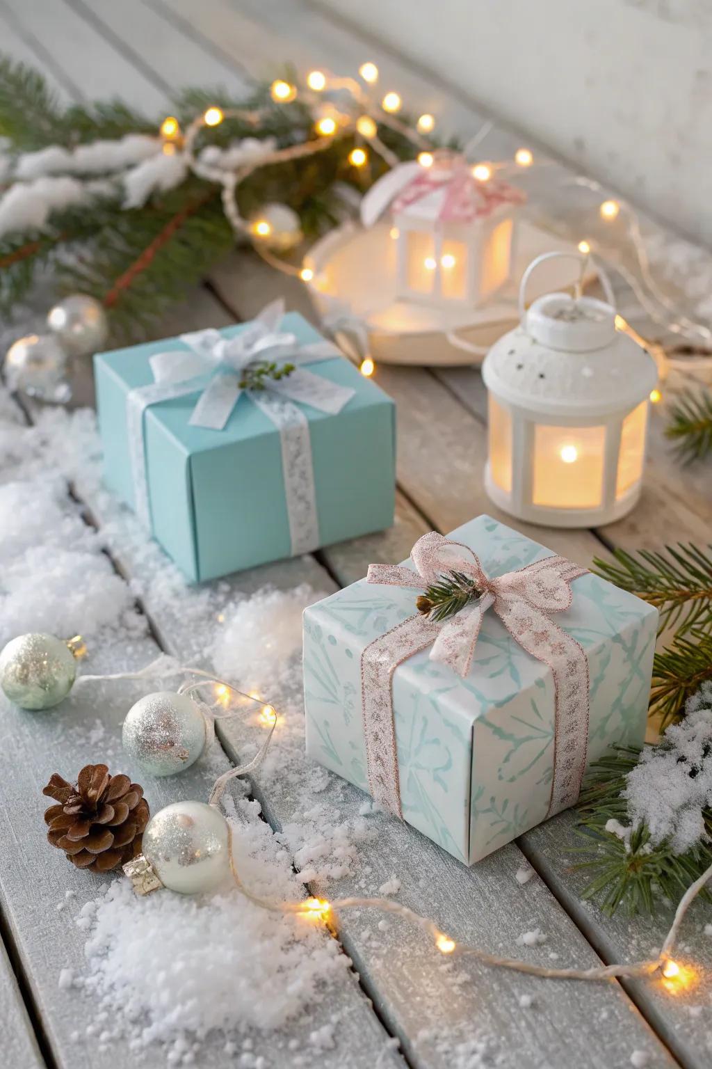 Caring celebratory wreath gifts for visitors.