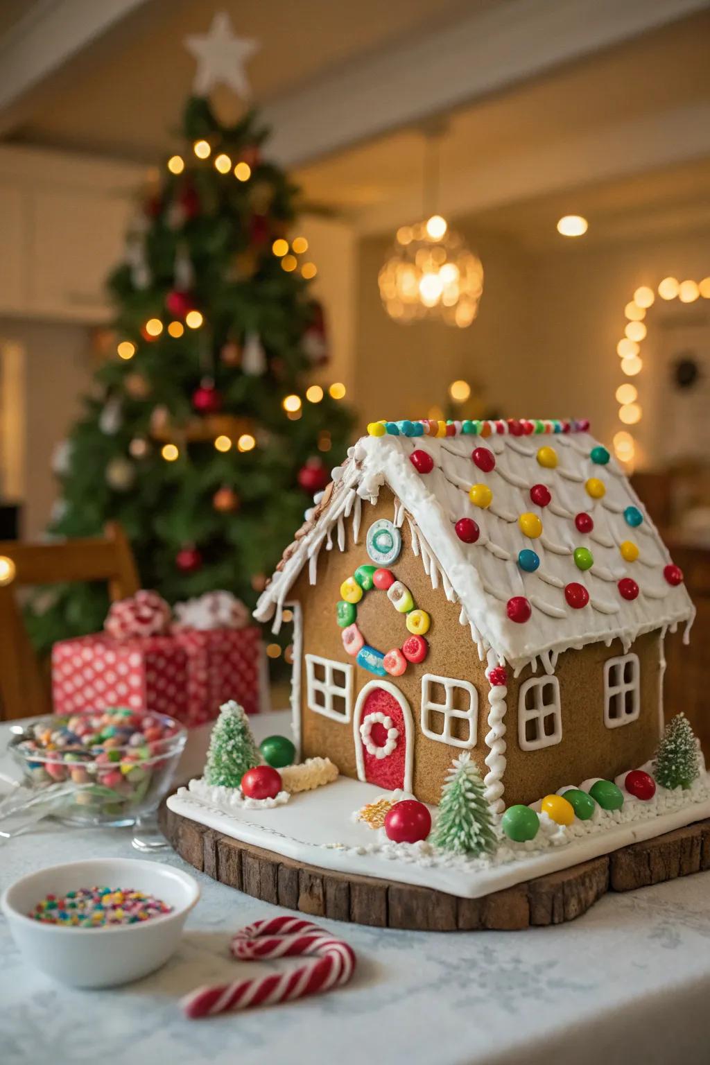 A spice bread abode evolves into a celebratory and palatable focal point.