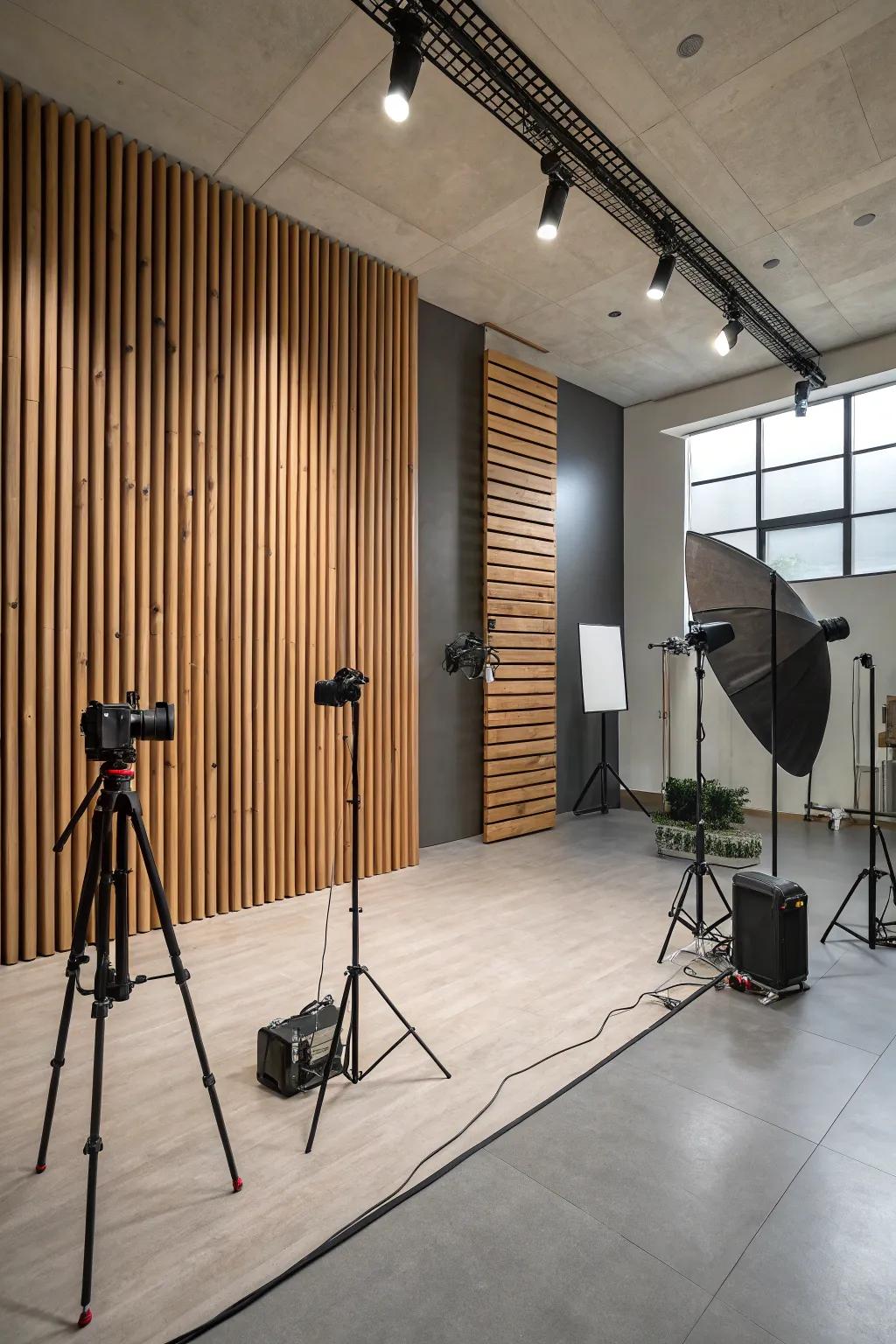 Wood slat walls offer a clean, modern aesthetic that enhances any room.