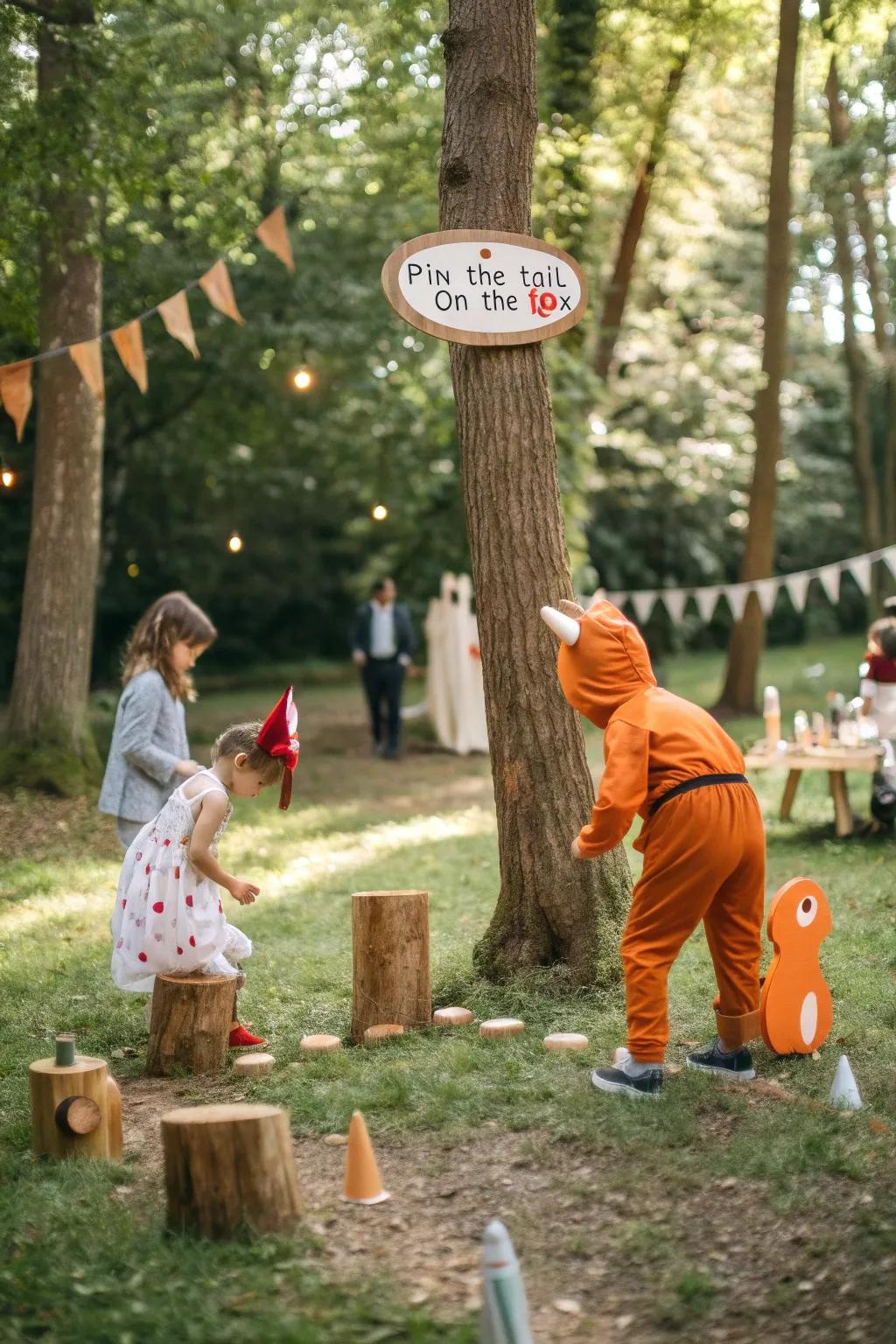 Keep the merriment alive with forest-themed amusements.