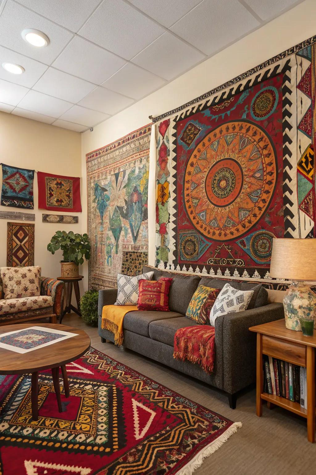 Celebrate diversity with cultural heritage murals.