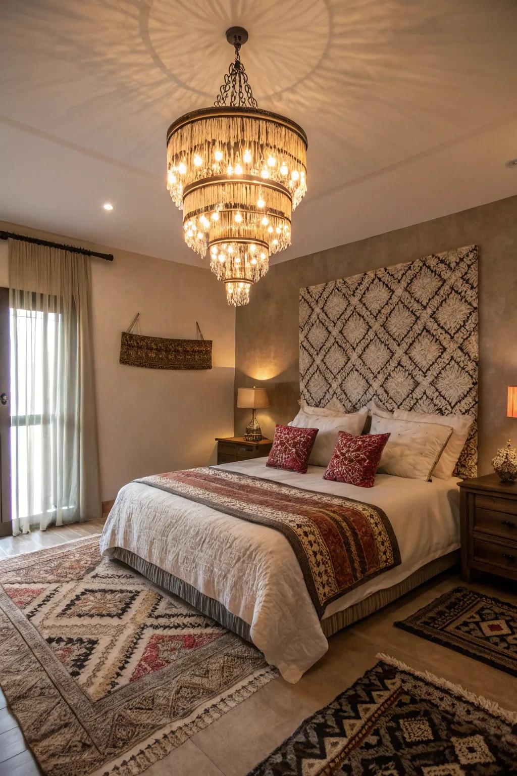 Enhance your personal space with a staggered fixture.