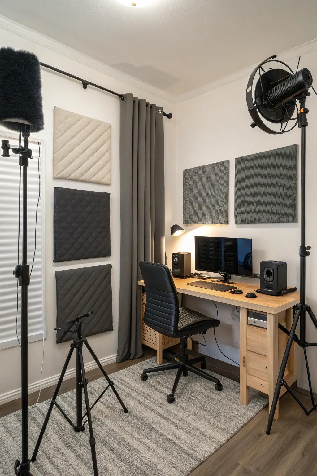 Improve your sound creatively with DIY soundproofing solutions.