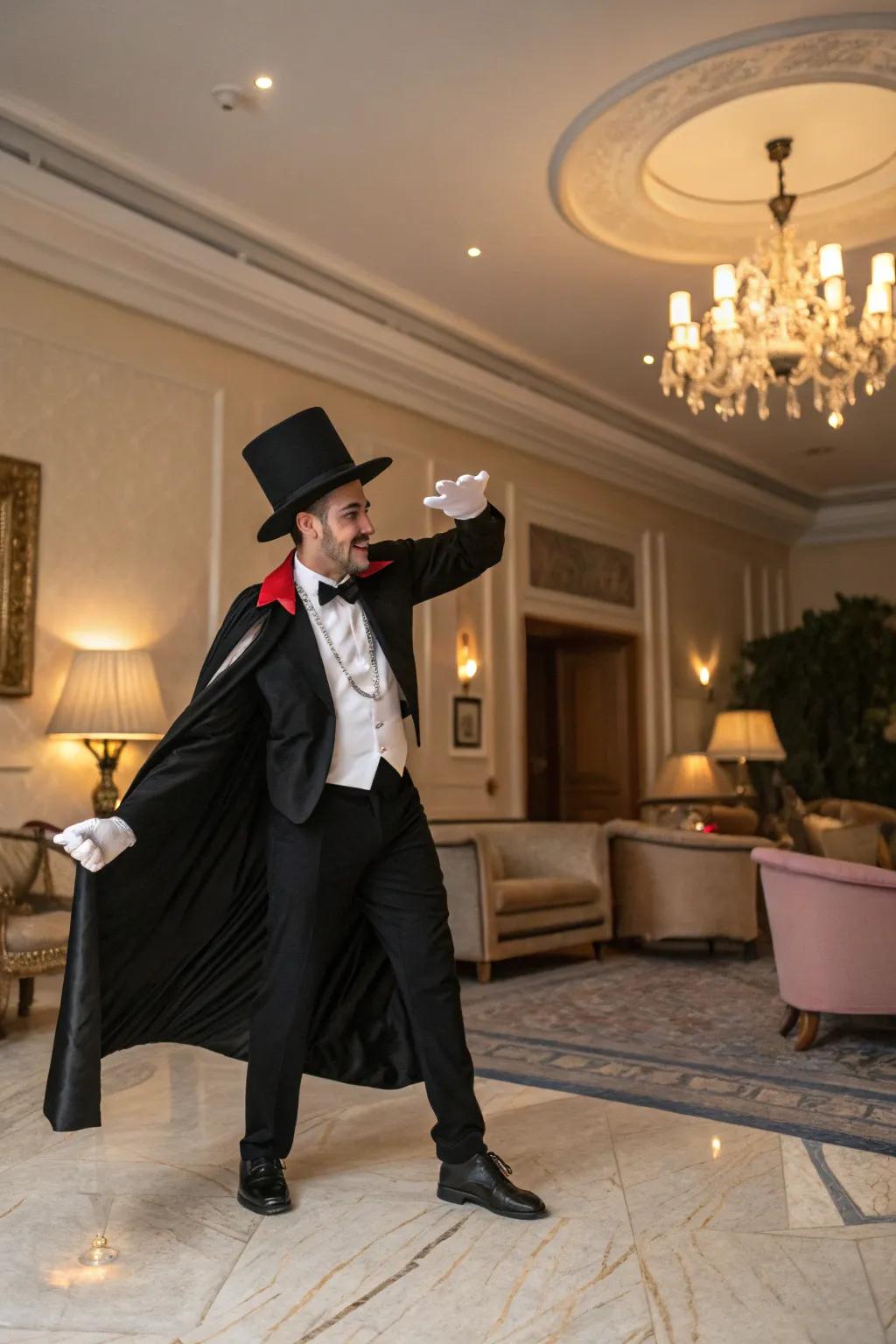 Create magic this Halloween with a mystical conjurer costume.