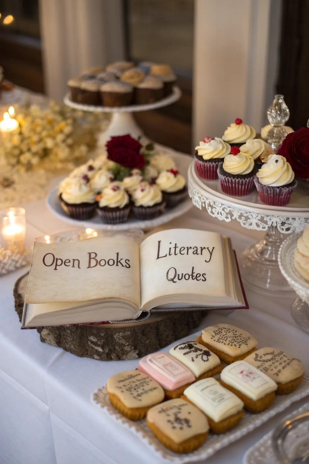 Sweeten the party with a dessert table designed around a theme.