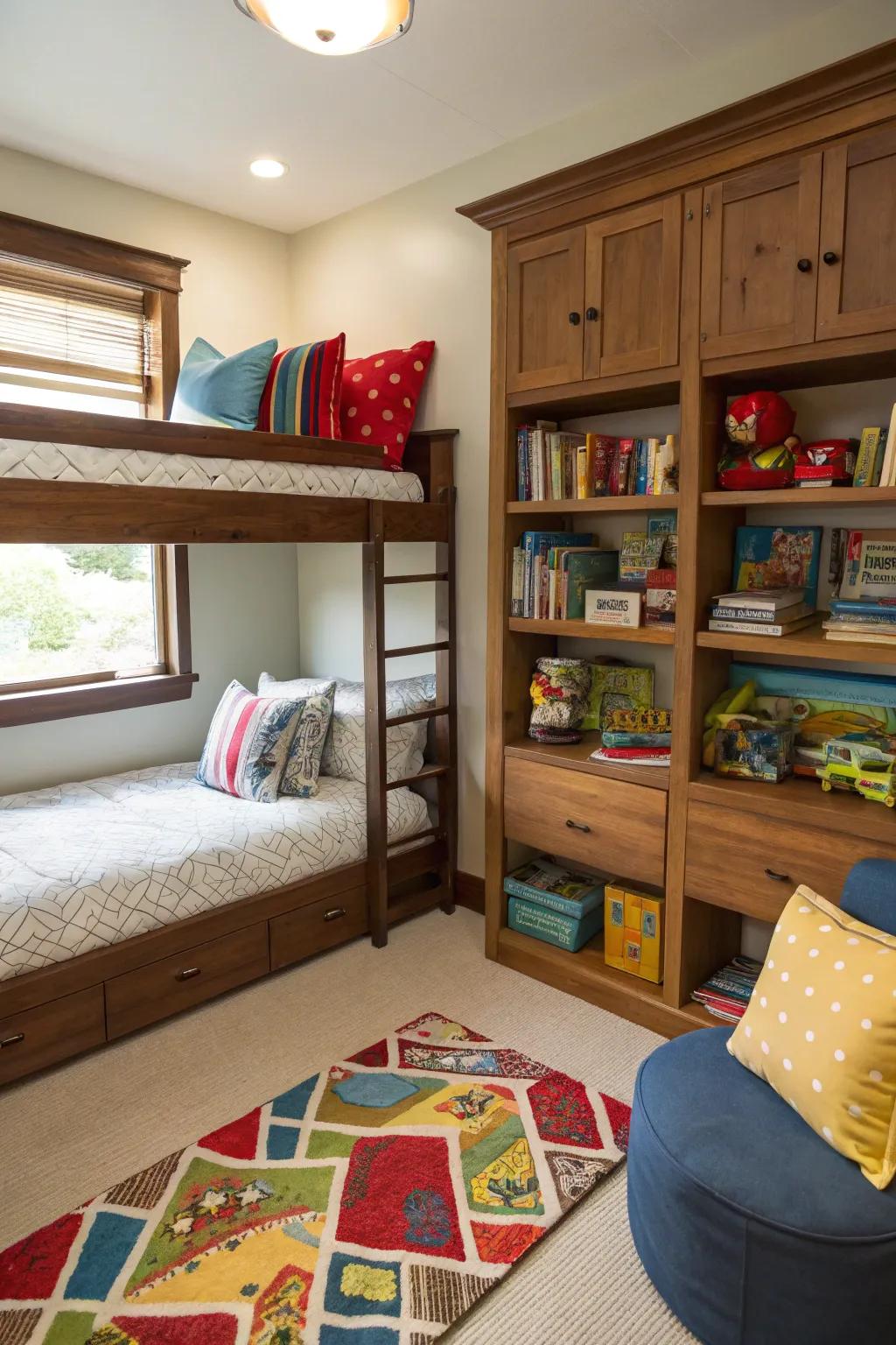 Perusing alcoves foster an affection for volumes and placid moments.