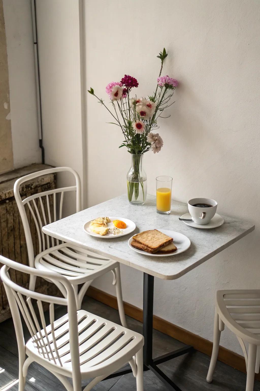 Minimalism in design creates a peaceful and uncluttered nook.