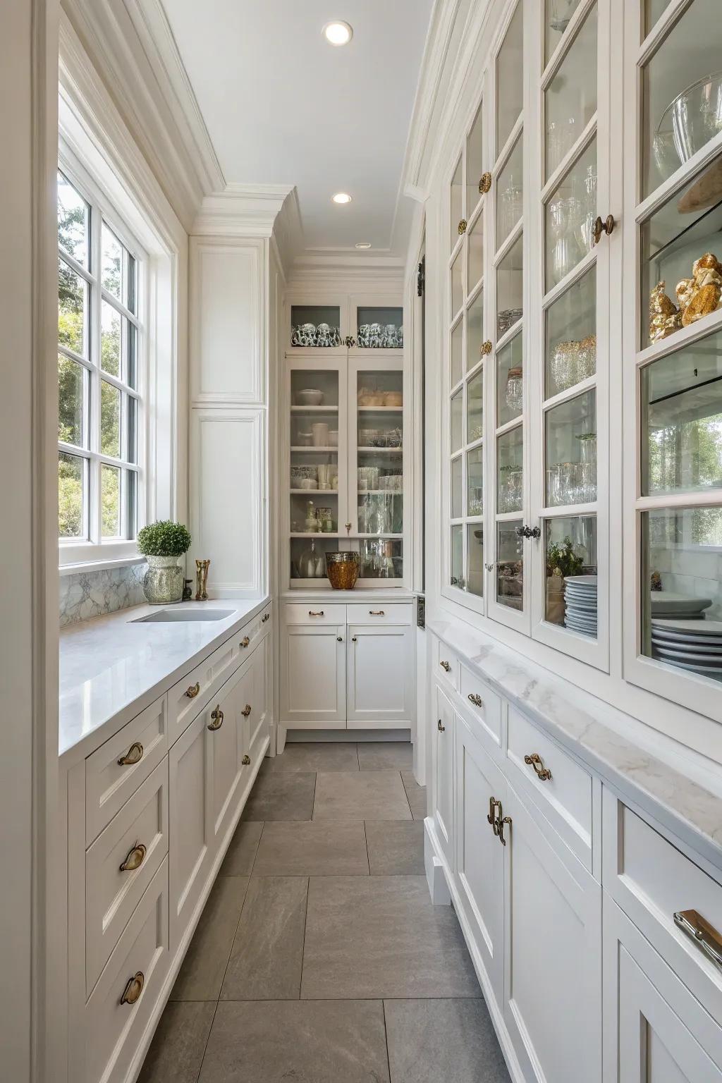 Harmonious design conveys equilibrium and order to the area.