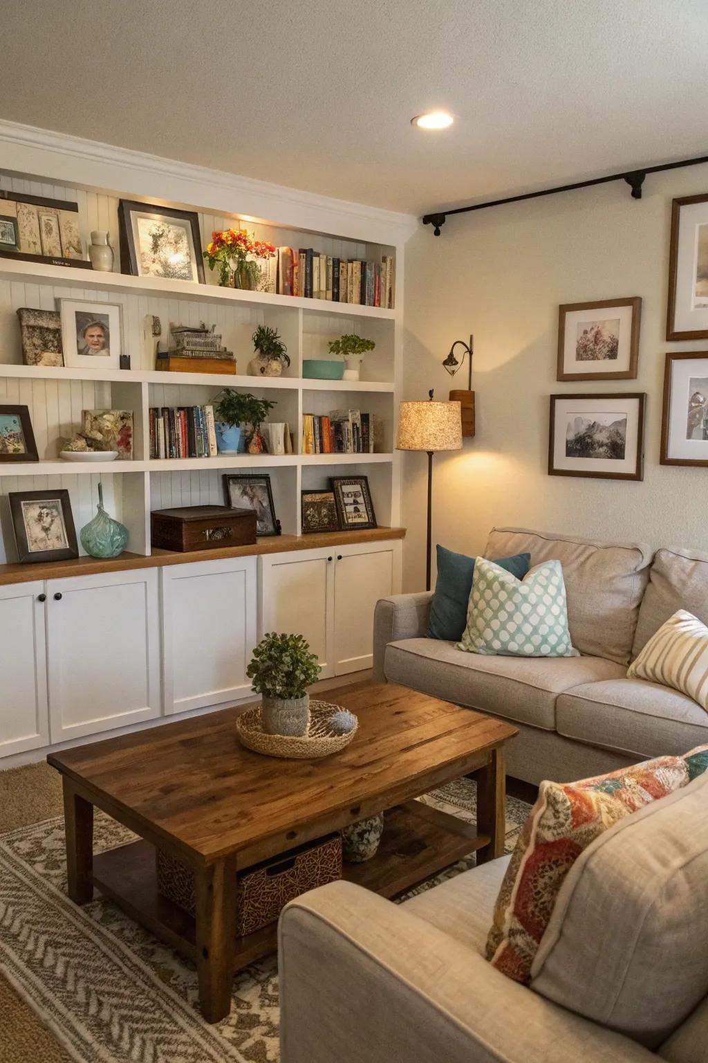Personal touches in a California room create a unique feel.