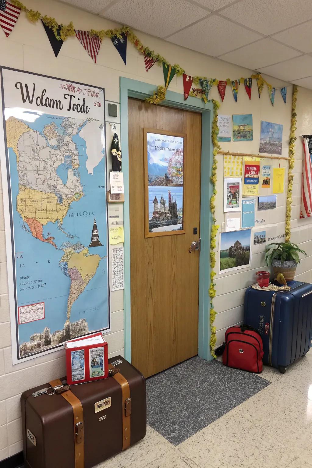Motivate wanderlust through a voyage-themed career portal.