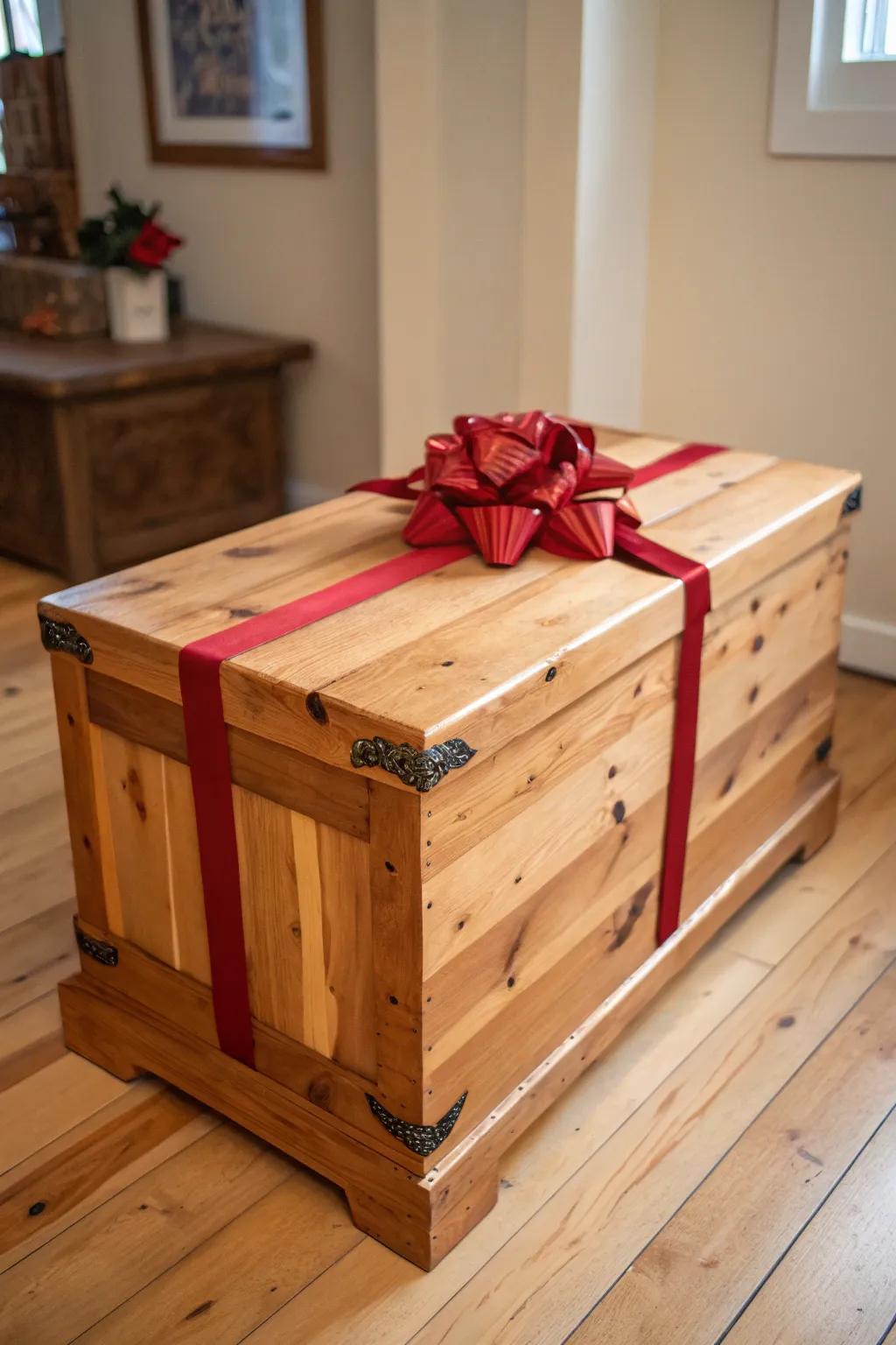 A cedar chest makes a special and treasured present for loved ones.
