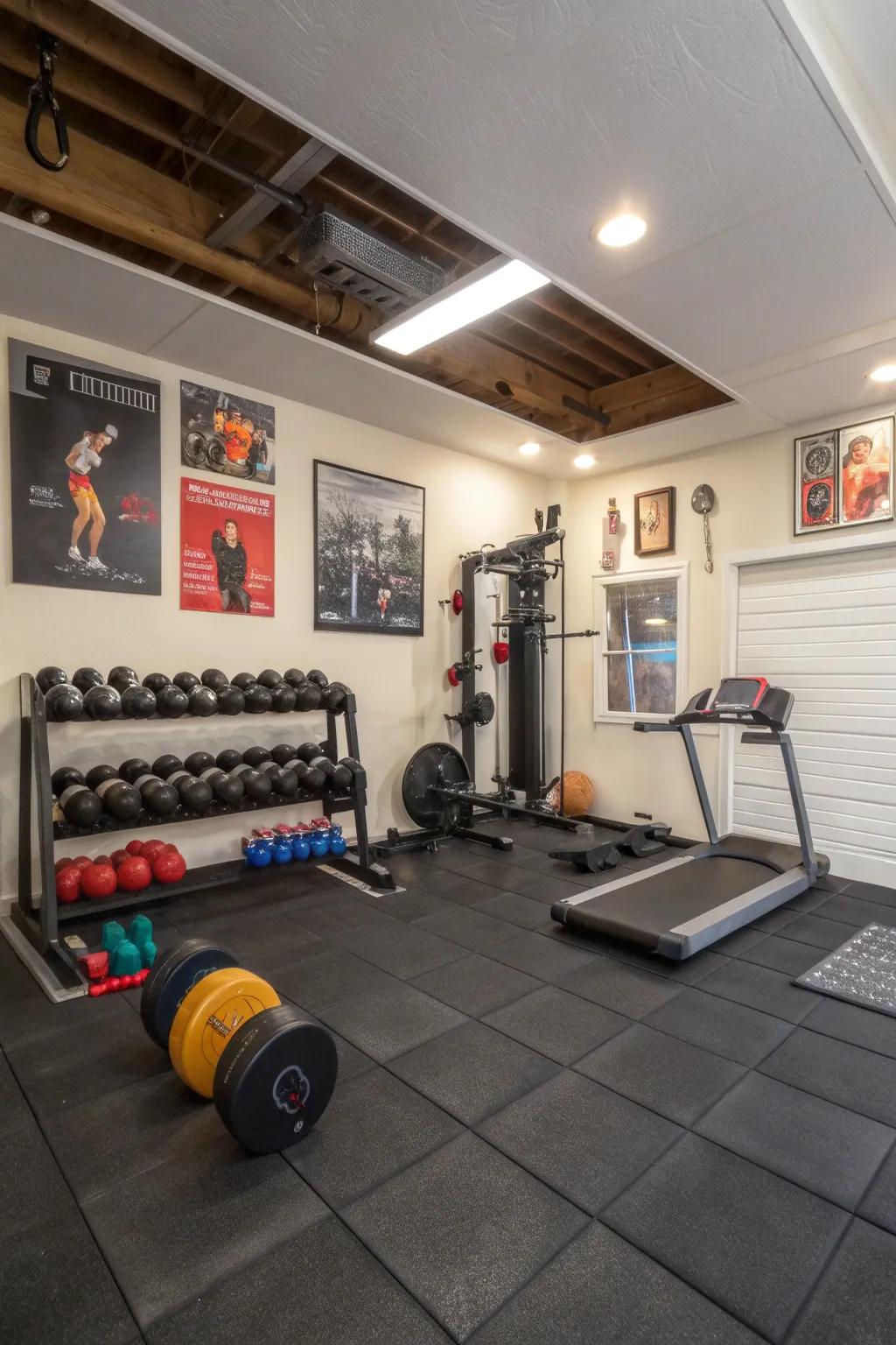 Rubber floor covering: sturdiness for energetic rooms.
