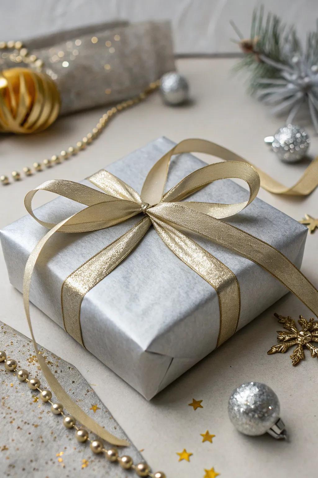 Mixed metals exude a luxurious and festive vibe.