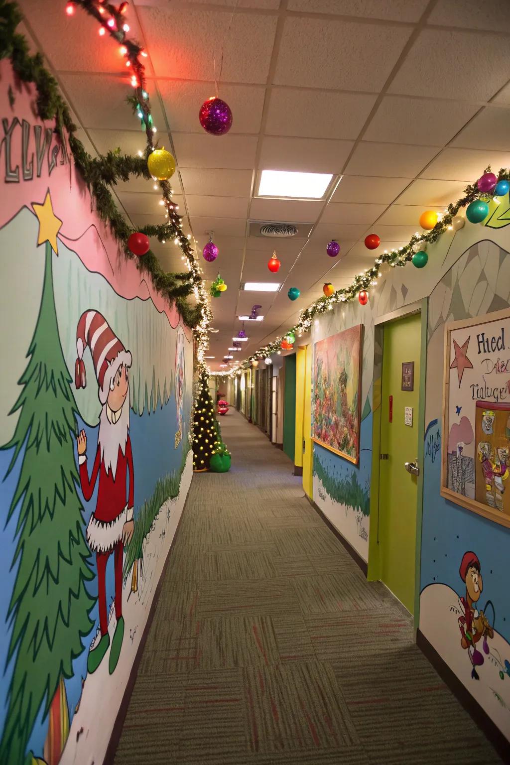 Permit the whimsical realm of Quaintville to convey mirth to your corridor.