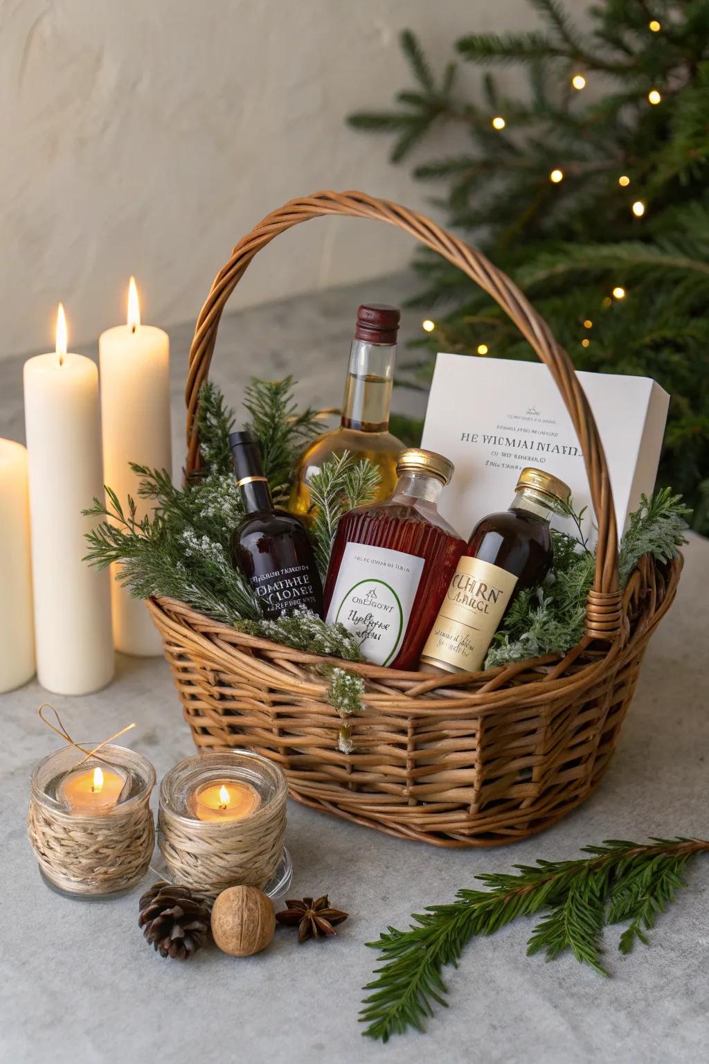 A herb spirit hamper that intrigues and delights.