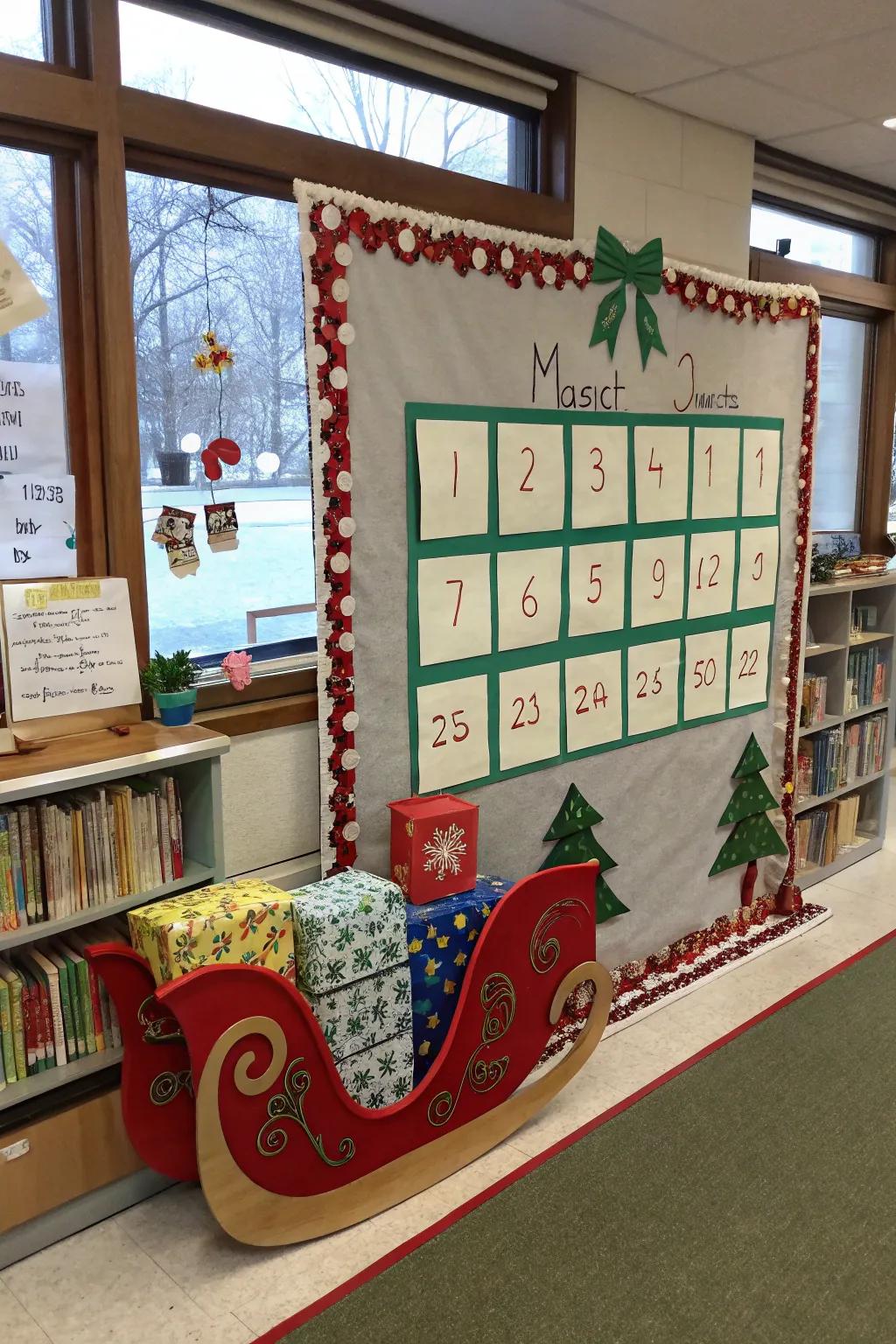 Santa’s sleigh delivers math challenges for the holidays.