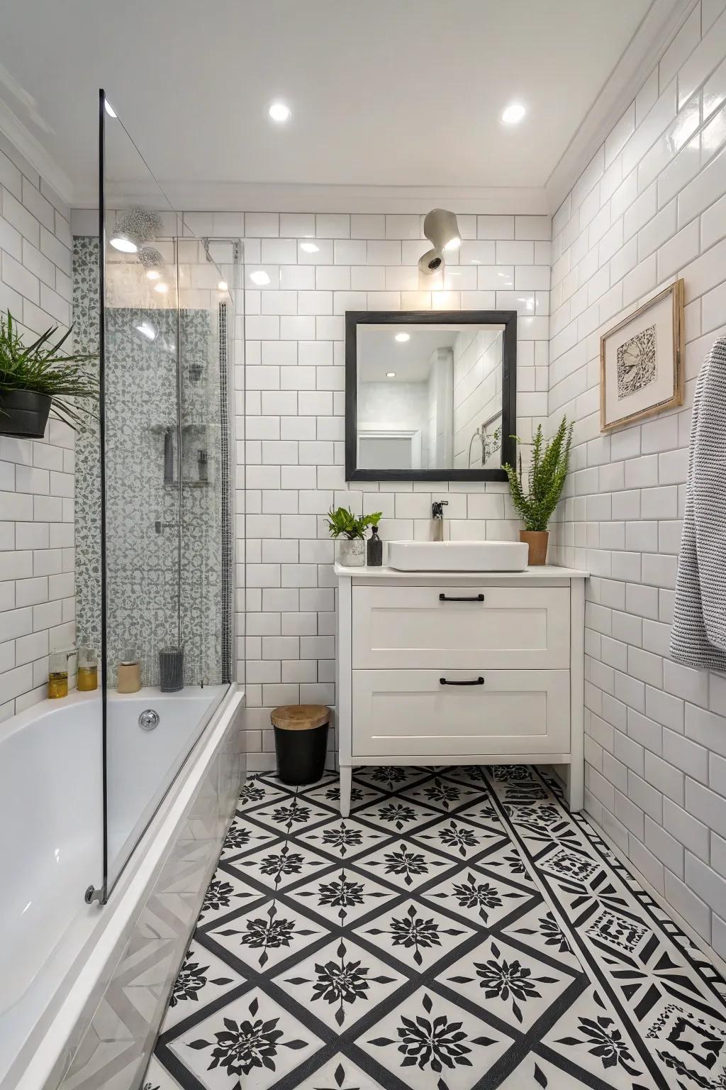 A striking single-hue color scheme remains ageless.