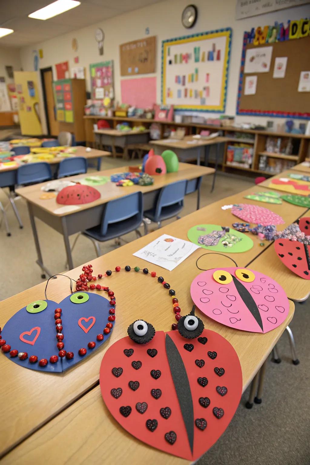 Affection insect crafts contributing personality and charm.