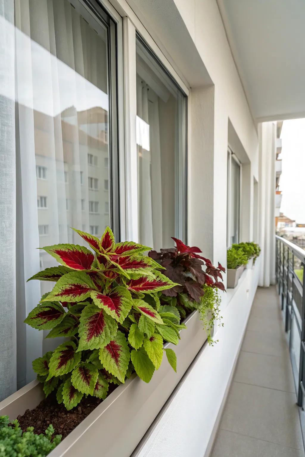 A single type of Painted Nettle offers a calm and cohesive look.
