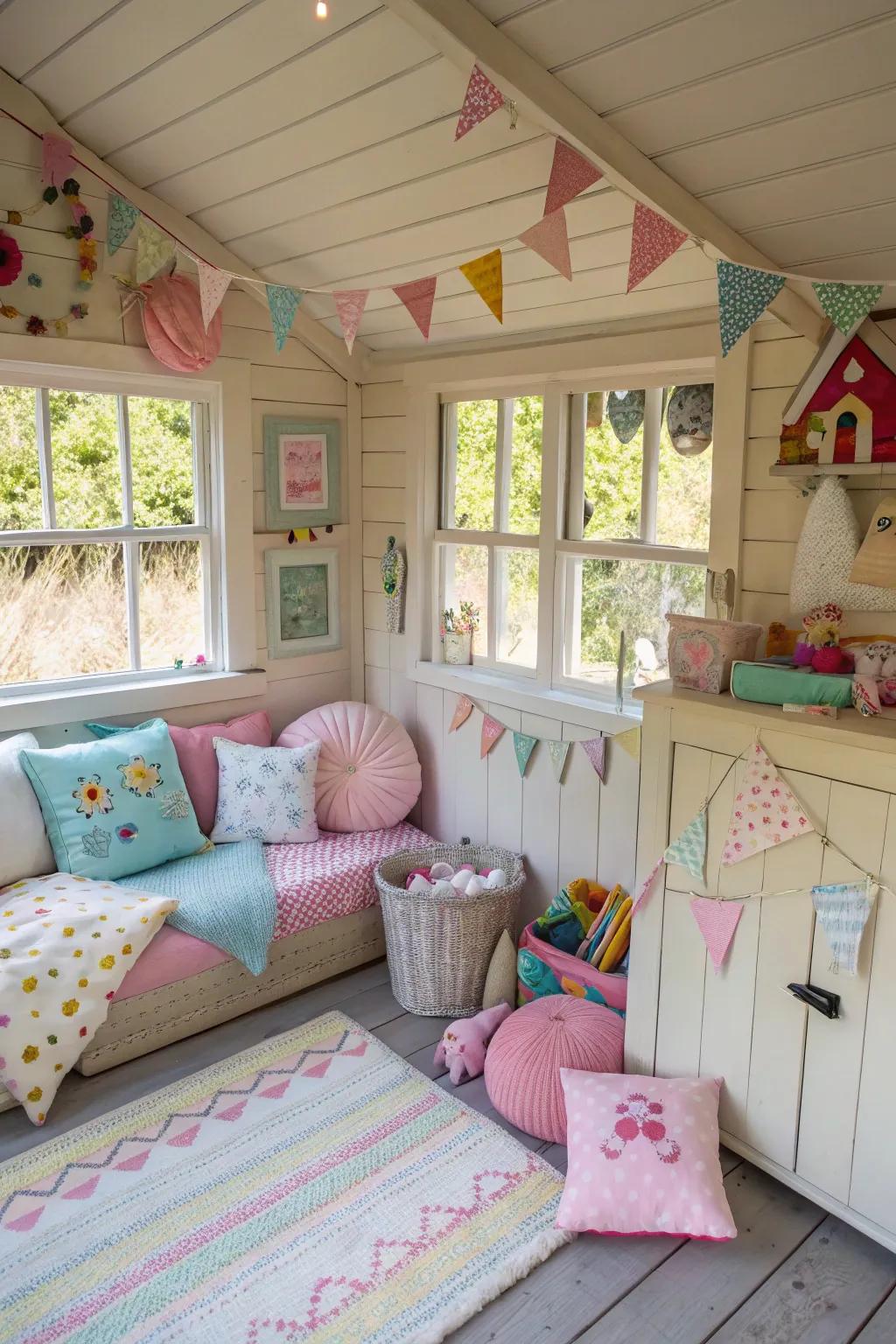 A playful kids' den full of imagination.