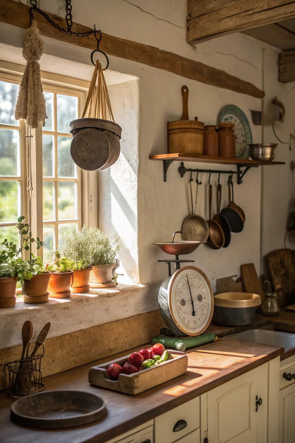 Practical decoration combines utility with charm and style.