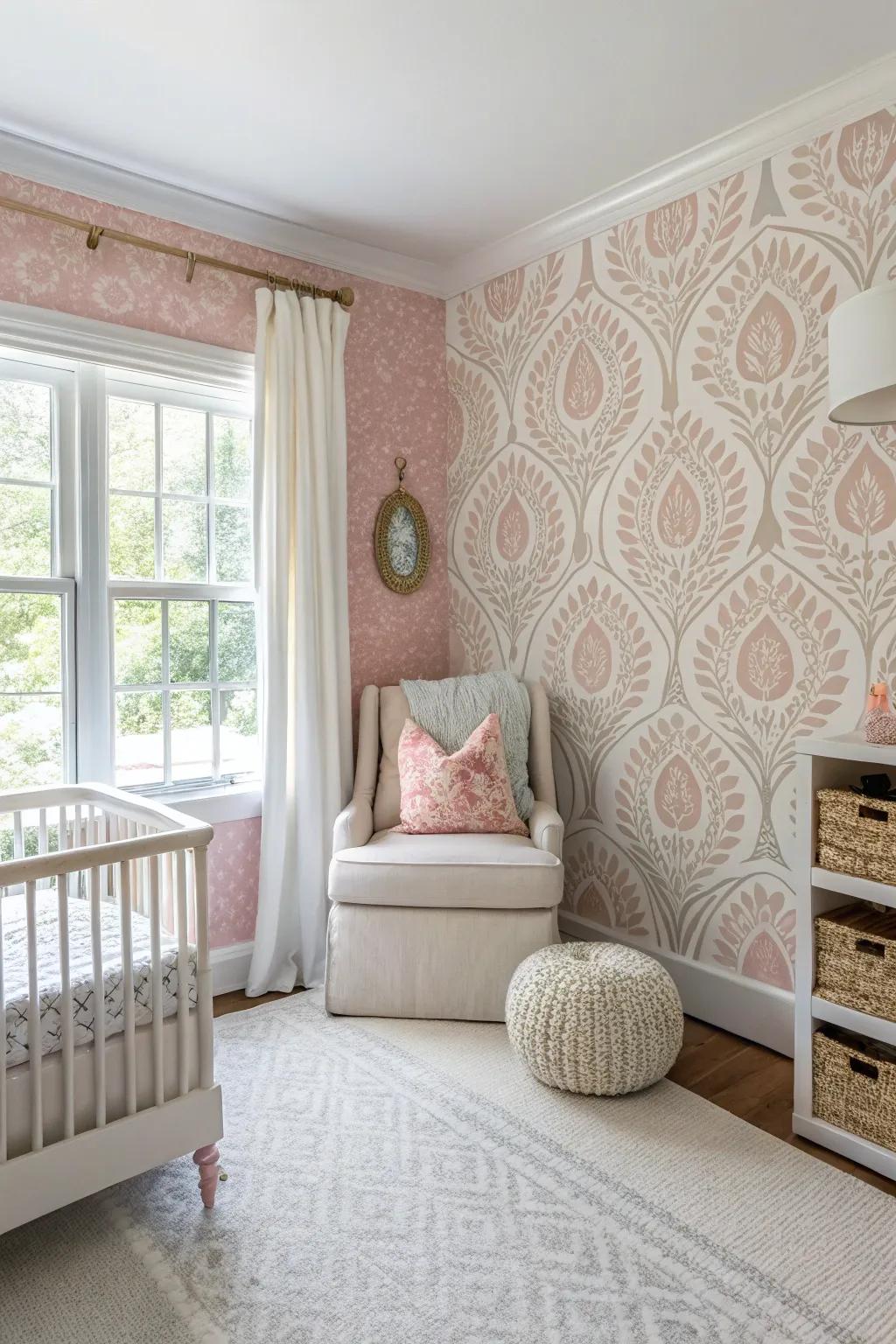 Wallpaper contributes a personal and stylish touch to your walls.