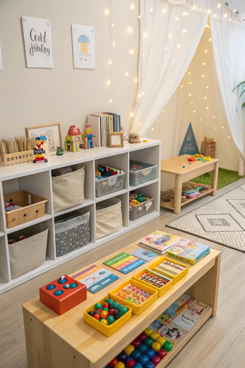 Quiet toy sets keep little hands busy and minds engaged.