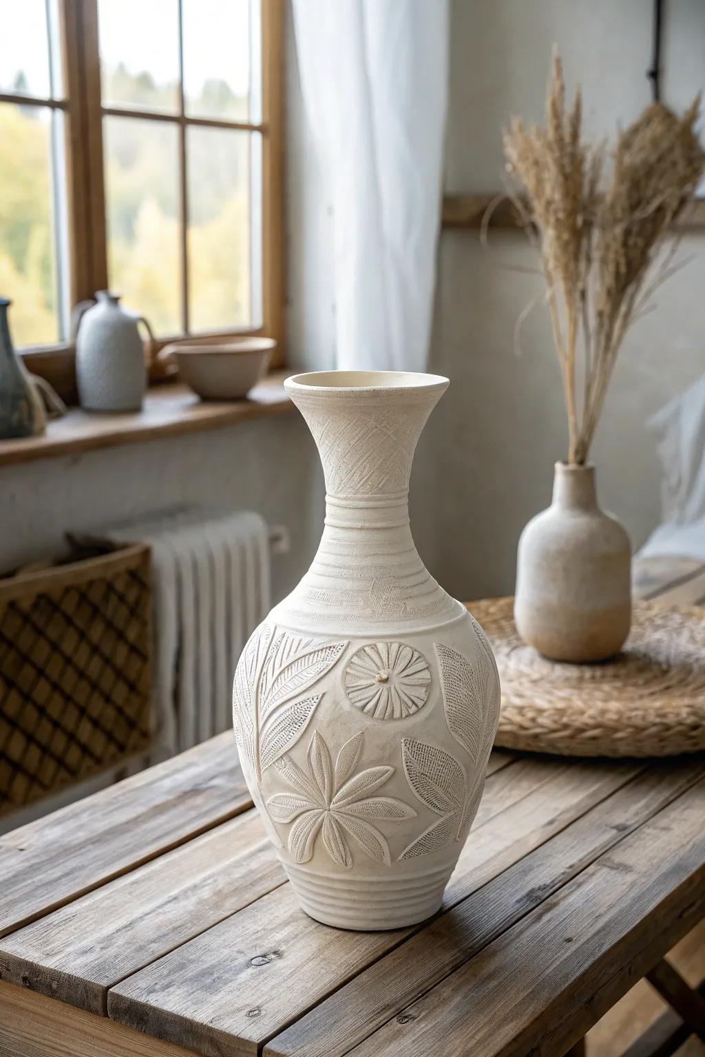 Embrace the art of simplicity with hand-molded air solidifying clay creations. 🌿 #CraftedWithCare #MinimalistBoho