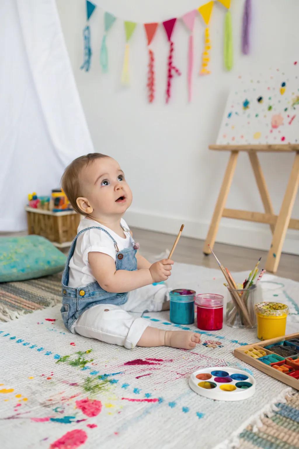 Immortalizing inventiveness in a chromatic miniature art studio.