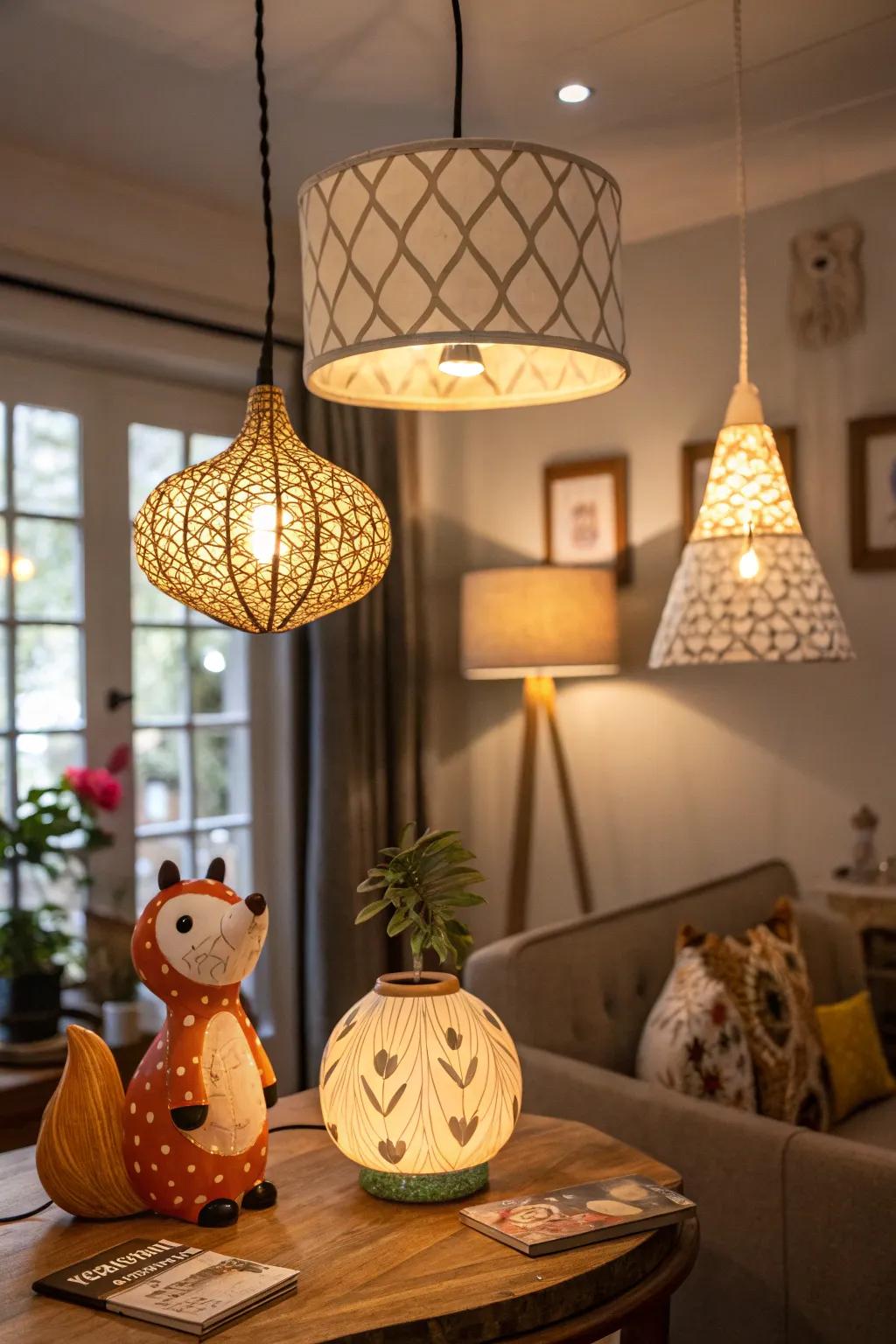 Specialized light fixtures has the potential to make a space stand out.