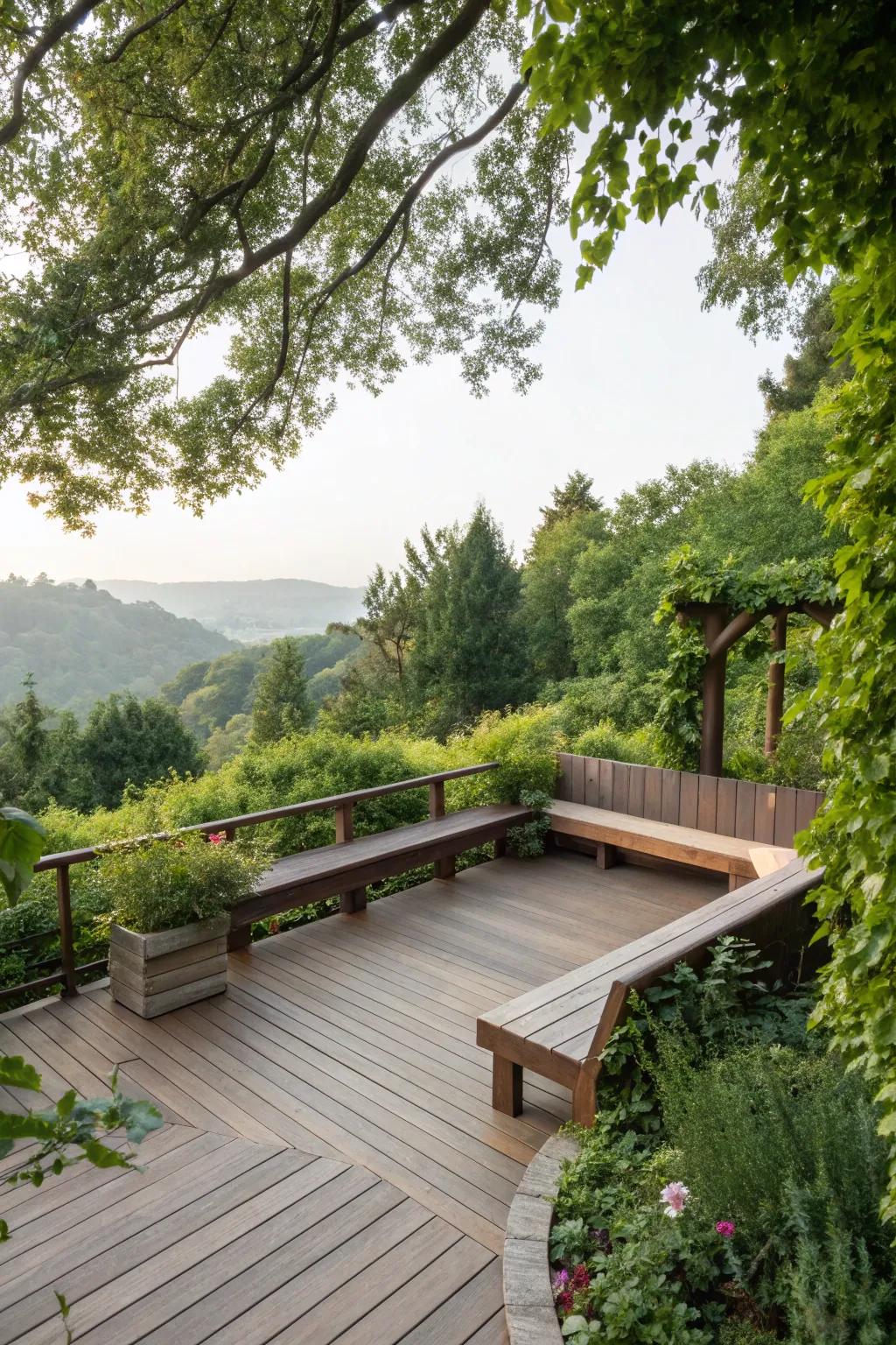 Pre-built seating offers seating and style in one package.