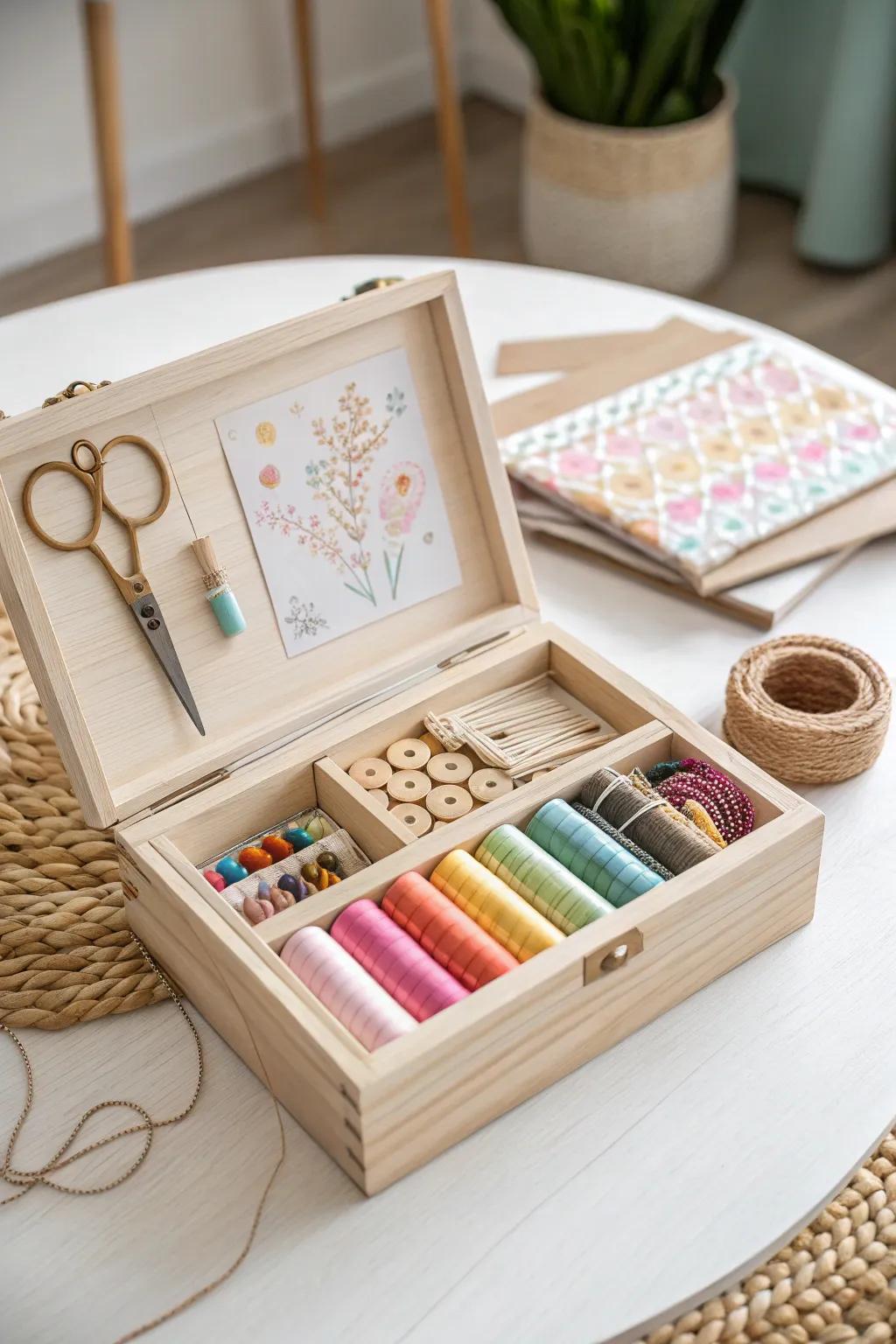 Unleash your creativity with this beautifully curated DIY art box, perfect for the artistic soul.