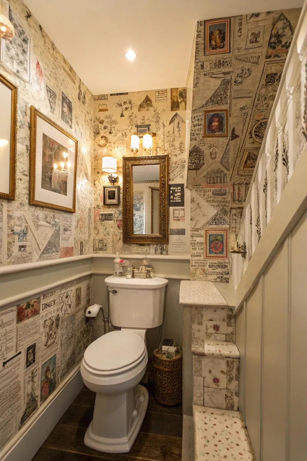 Personalize with decorated paper.