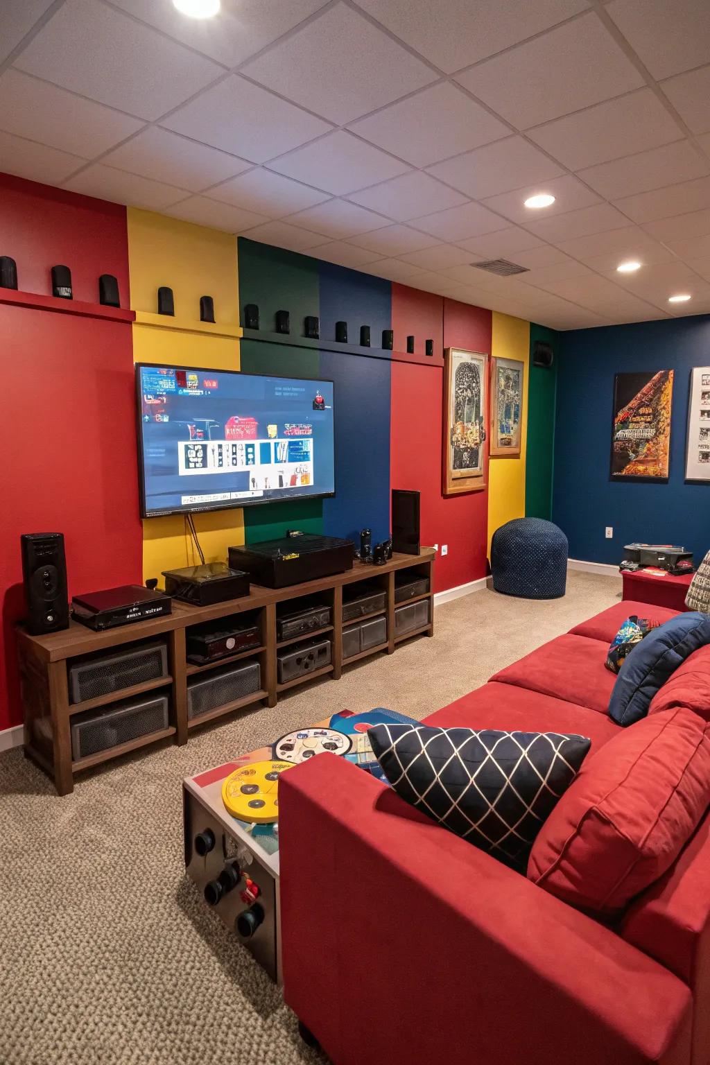 Color coordination unites your gaming setup.