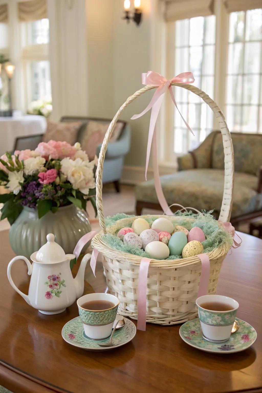 A serene Easter basket designated for the infusion devotee.