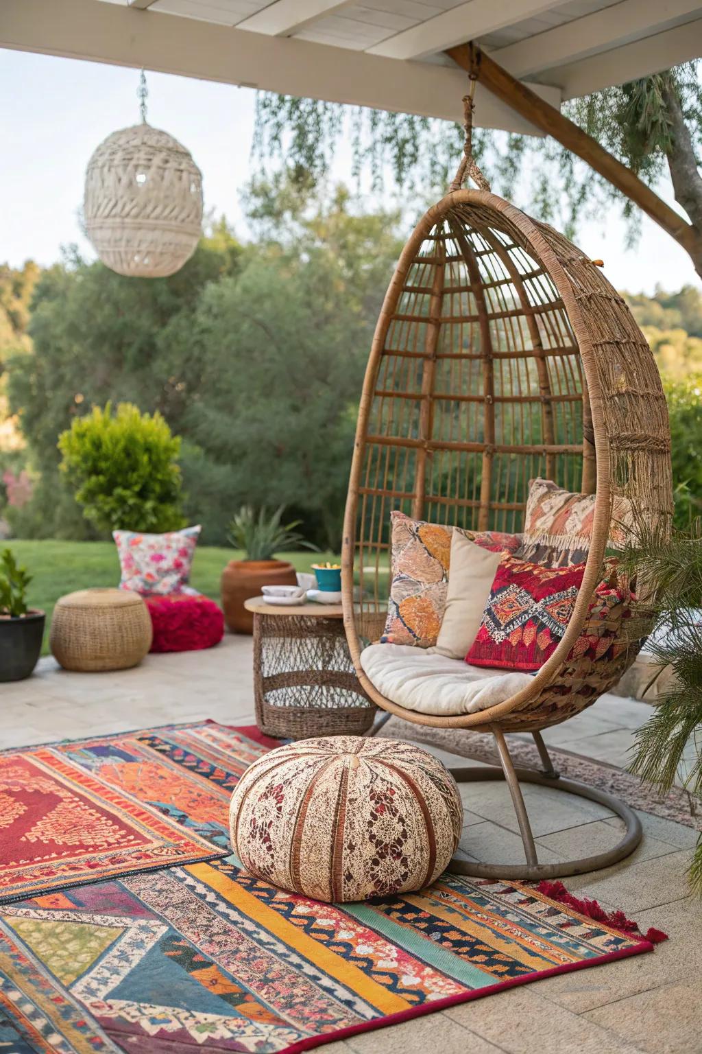 Infuse verve through kaleidoscopic boho décor.